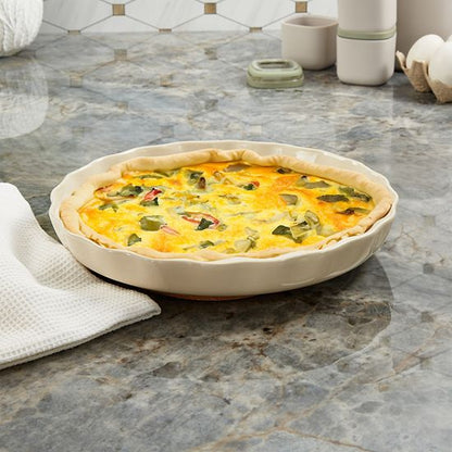  BergHOFF Balance Stone 11" 1.59-qt Rippled Pie Dish
