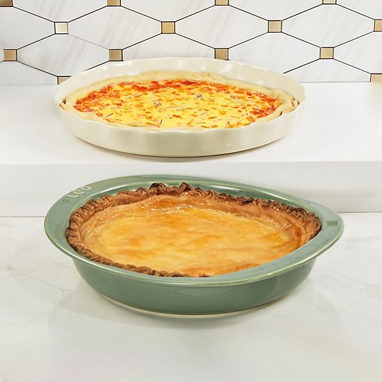  BergHOFF Balance Stone 11" 1.59-qt Rippled Pie Dish