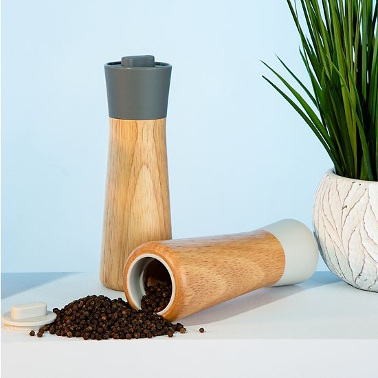  BergHOFF Balance 2Pc Rubberwood Covered Grinder 8.25"