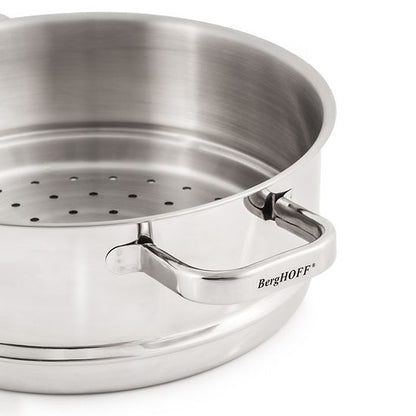  BergHOFF Belly Shape 18/10 Stainless Steel 9.5" Steamer