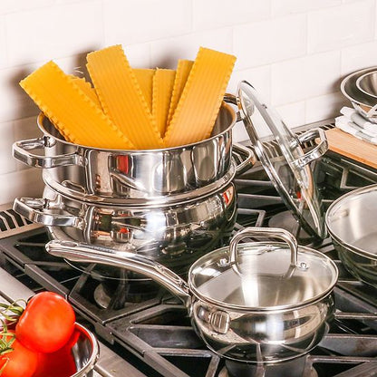  BergHOFF Belly Shape 18/10 Stainless Steel 9.5" Steamer