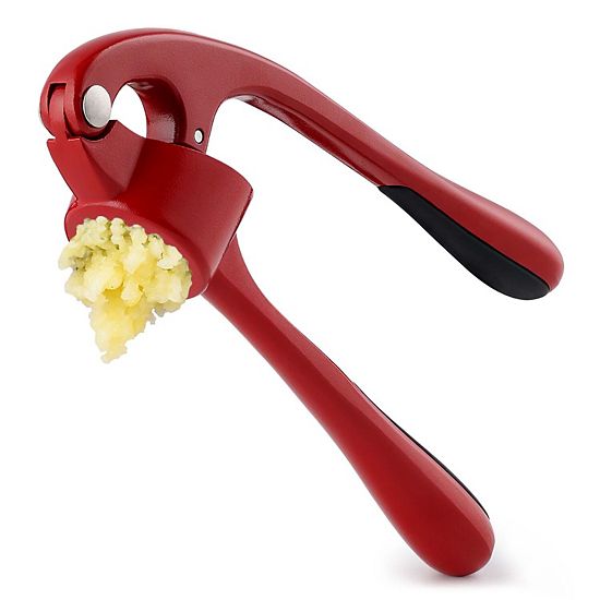  Zulay Kitchen Durable Garlic Masher With Soft, Easy To Squeeze Handle