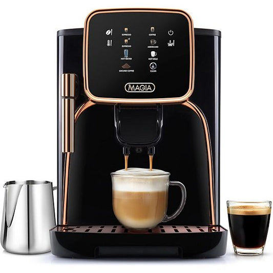 Zulay Kitchen Magia Clasica - Super Automatic Coffee Machine, Powerful Espresso Machine With Grinder