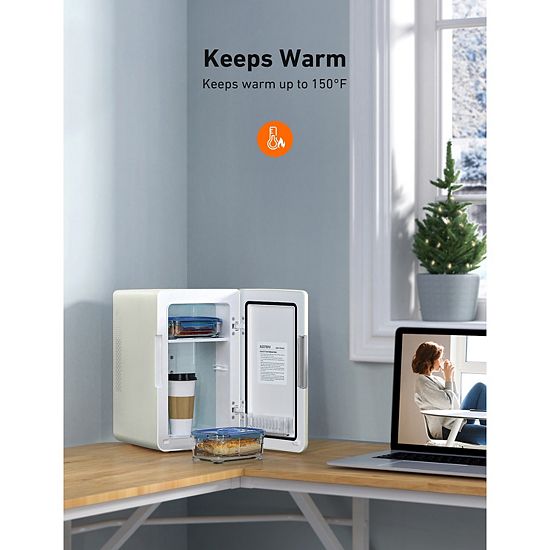  AstroAI 8 Can Mini Fridge 6 Liter Refridgerator For Dorm Room, Bedroom