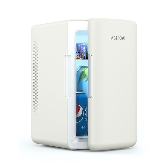  AstroAI 8 Can Mini Fridge 6 Liter Refridgerator For Dorm Room, Bedroom
