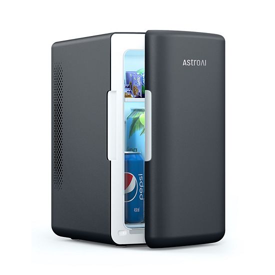  AstroAI 8 Can Mini Fridge 6 Liter Refridgerator For Dorm Room, Bedroom