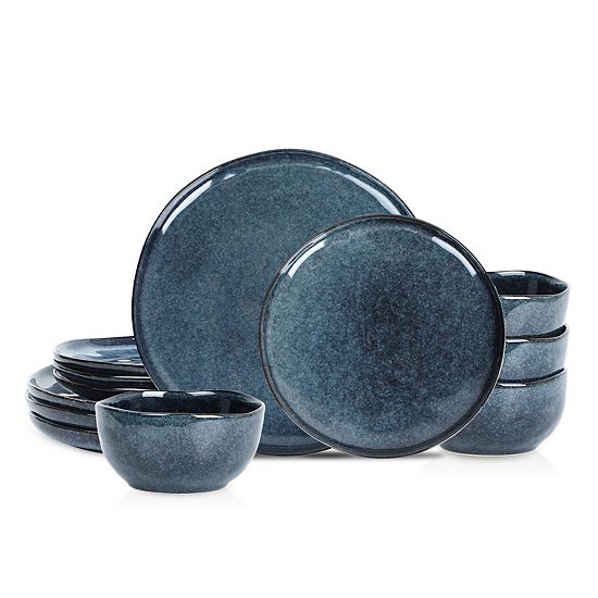  Stone Lain Mirella 12-pc. Stoneware Round Dinnerware Set