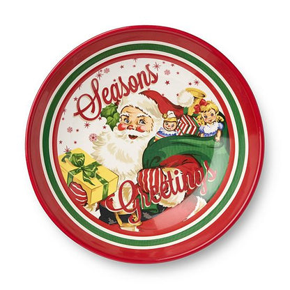  Certified International Retro Christmas Serving Bowl