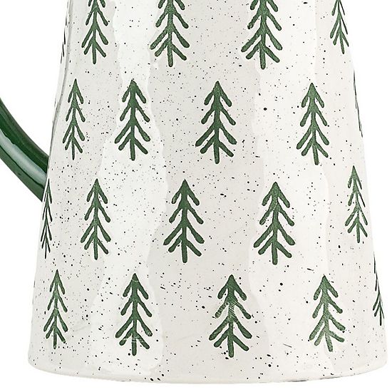  10 Strawberry Street Christmas Tree Motif Pitcher