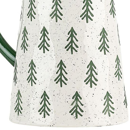  10 Strawberry Street Christmas Tree Motif Pitcher